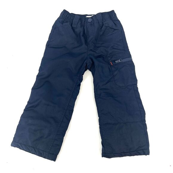OLD NAVY‎ Snow Ski Pull On Pants Toddler Size 3T Ink Blue Zip Pocket Elastic - Picture 1 of 8